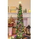 thumbnail image 2 of Bastón de caramelo desplegable HMASYO para árbol de Navidad, 1,5 m, con luces y decoración, 2 of 8
