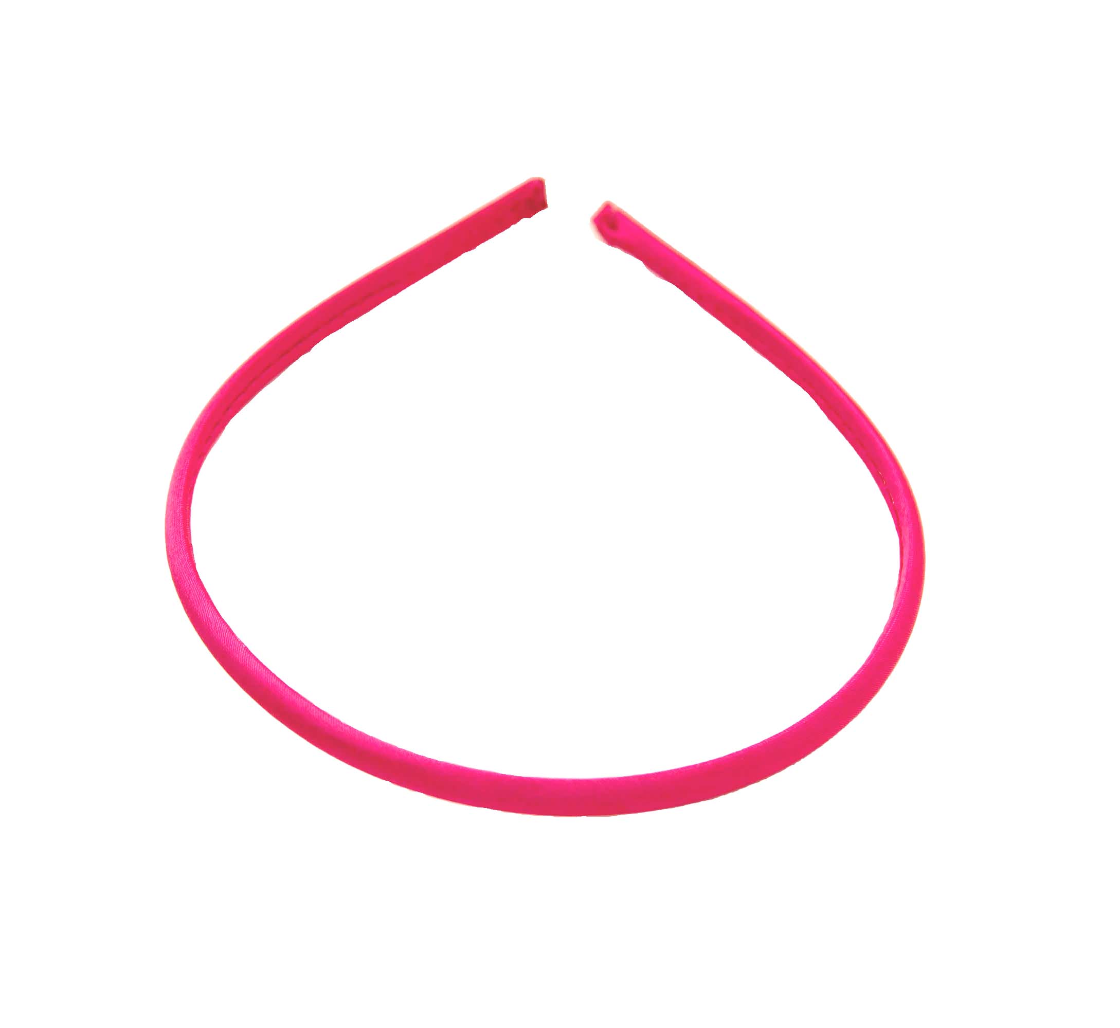 Offray Hot Pink Satin Headband perfect hair crafting accessory for embellishing and decorating, 1 Each