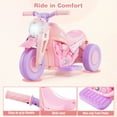 thumbnail image 4 of Gymax 6V Kids Bubble Car Electric Ride on Motorcycle w/ Music Button & LED Headlight, 4 of 8