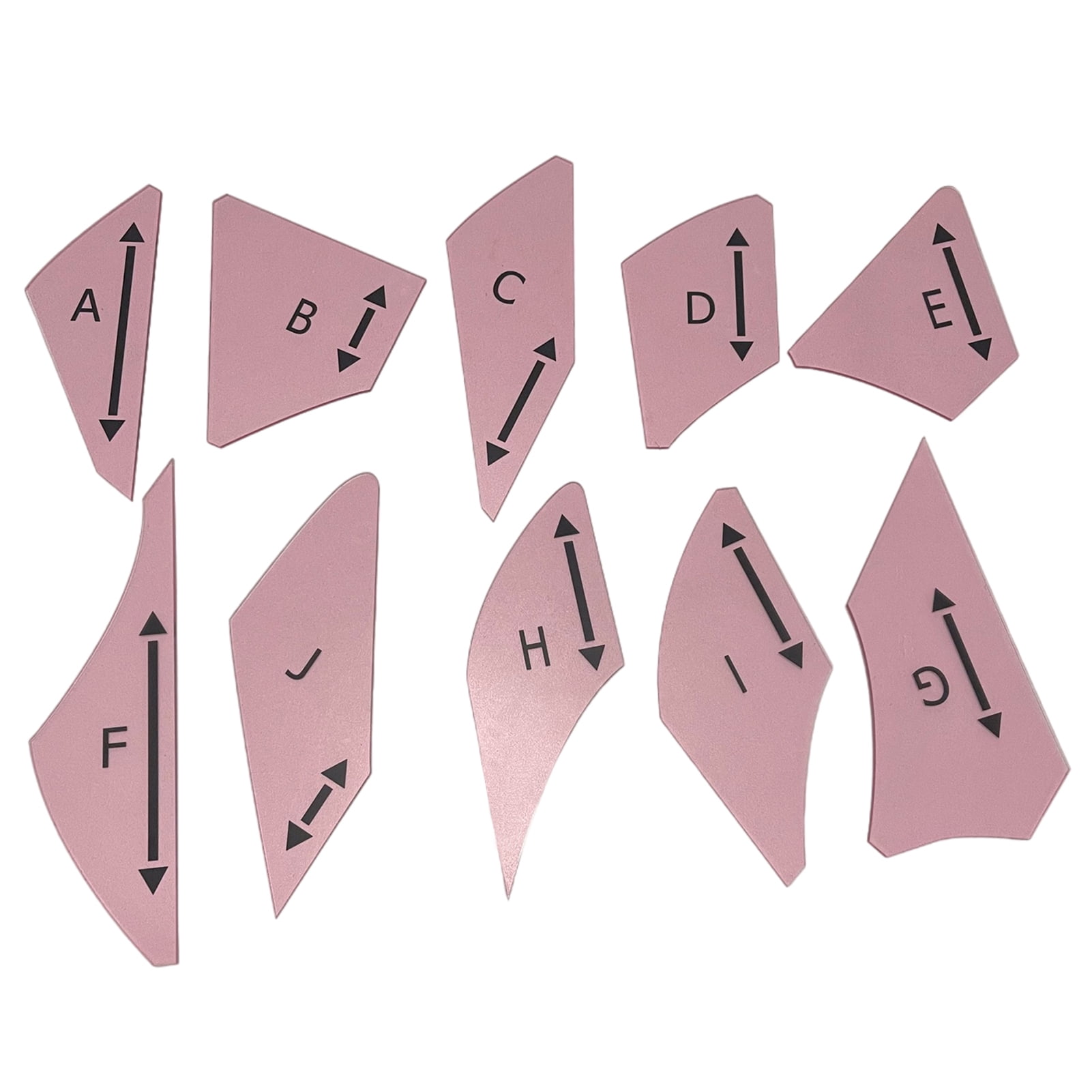 entiwalm Patchwork Template Acrylic Transparent Quilting Template for