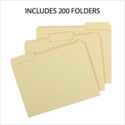 Pendaflex® File Folders, Letter Size, 200 per Carton, Manila