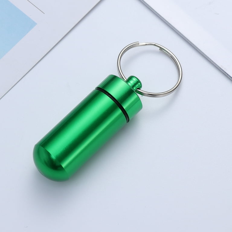 Pill Container Key tag
