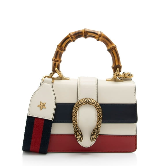 Pre-Owned Gucci Leather Bamboo Dionysus Mini Top Handle
