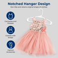 thumbnail image 3 of SereneLife 60 Pack Plastic Kids Hangers – Non-Slip Baby Hangers for Closet, Space-Saving Thin Design for Organizing Clothes, Infant, Toddler, and Newborn Clothing (White), 3 of 7