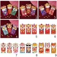 thumbnail image 2 of 3 sobres rojos del zodíaco chino, sobres rojos de Año Nuevo, estampado de animales de tigre de dibujos animados, bolsillos para dinero de la suerte, bolsa de regalo en efectivo para Festival, 2 of 4