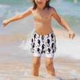 thumbnail image 6 of Wukai Seahorses and Hearts Print Teen Beach Trunks with Compression Liner Swimsuit Quick Dry Beach Sports Shorts with Pocket - Medium, 6 of 8