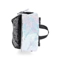 thumbnail image 5 of Justice Girls 17" Iridescent Sequined Backpack, Lunch Bag, Water Bottle, and Charm Set, 4-Piece, White, 5 of 5