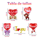 thumbnail image 3 of Globos De Amor De San Valentín Con Película De Aluminio Xtellar rojo, 3 of 3
