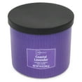 thumbnail image 3 of Mainstays 3-Wick Textured Wrapped Costal Lavendar Scented Candle, 14 oz, 3 of 6