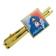 thumbnail image 1 of Monkey Chimp Hashtag Selfie #Selfie Square Tie Bar Clip Clasp Tack- Silver or Gold, 1 of 5