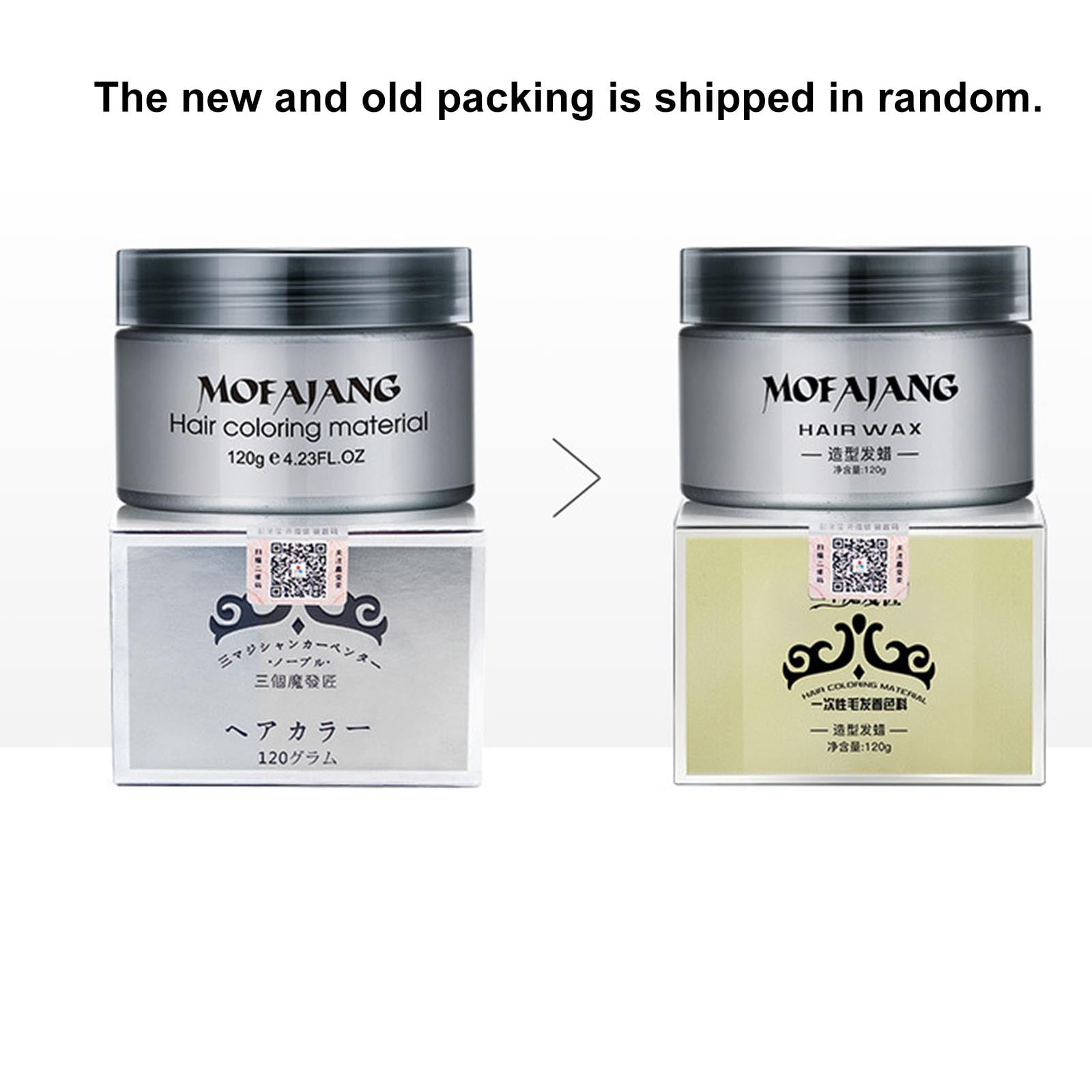 Buy MOFAJANG Hair Color Wax Temporary Hair Dye Unisex Purple Grey Blue