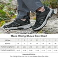 thumbnail image 3 of CAMEL Men's Hiking Shoes Anti-Slip Hiker Climbing Sneakers Outdoor Athletic Walking Trekking Climbing Running Shoes Black Size 12.5, 3 of 9