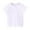 White-10, variant on Owordtank Cotton Basic T Shirts for Toddler Baby Boys Girl Soft Solid Color Short Sleeve Loose Fitted Tee Tops