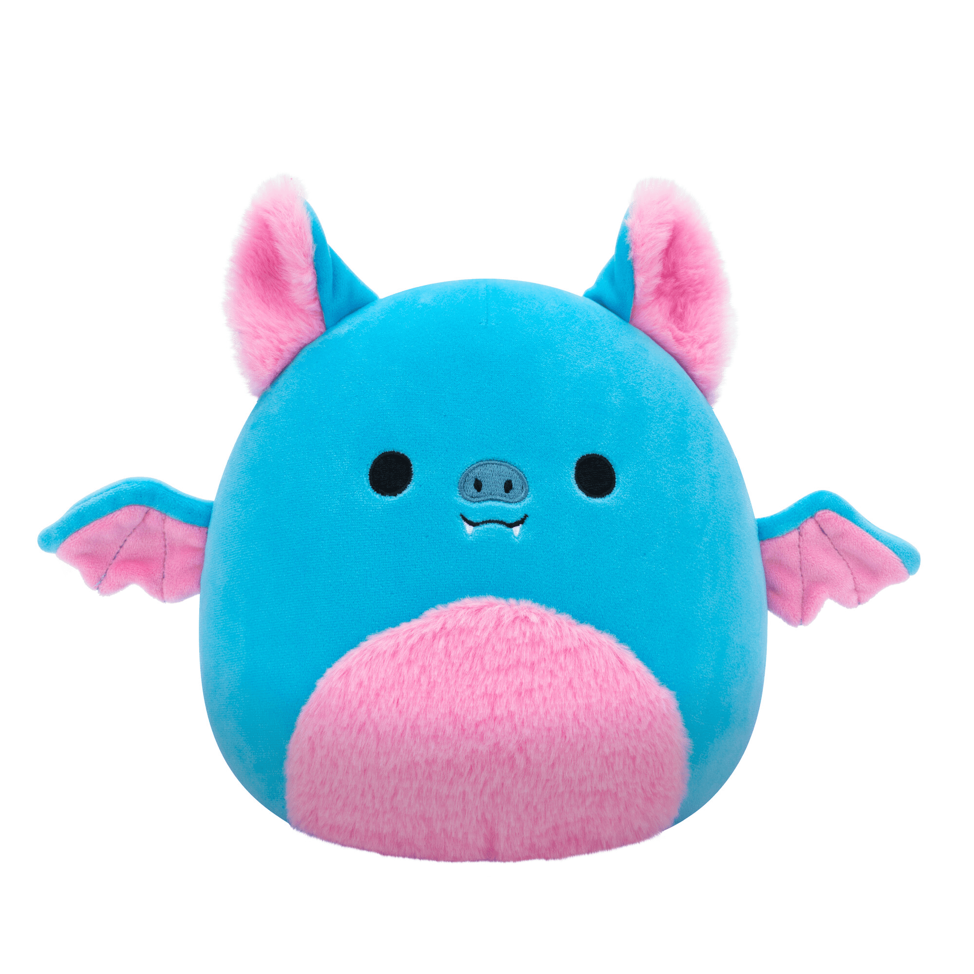 Squishmallows 7.5" Plush - Boyle the Blue Fruit Bat with Pink Belly
