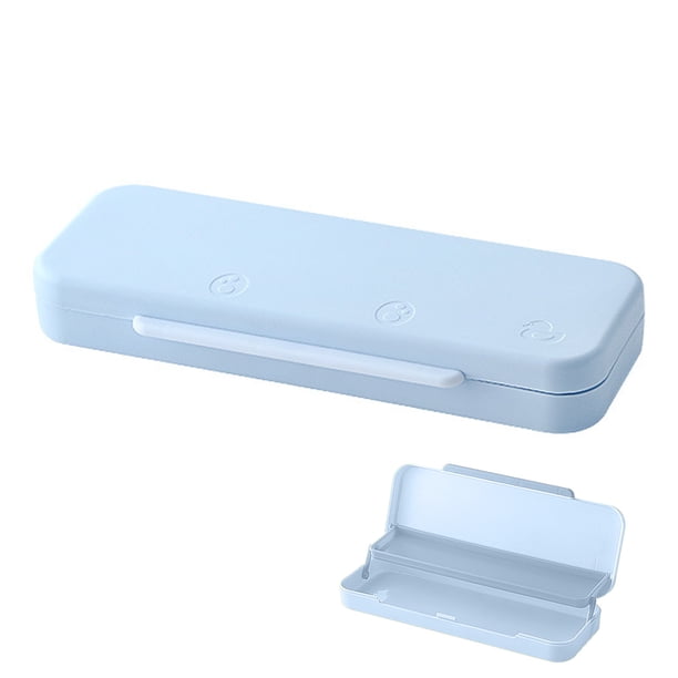 Caja de almacenamiento multiusos para uso general, caja de papelería multifuncional de doble capa para regalos de temporada escolar