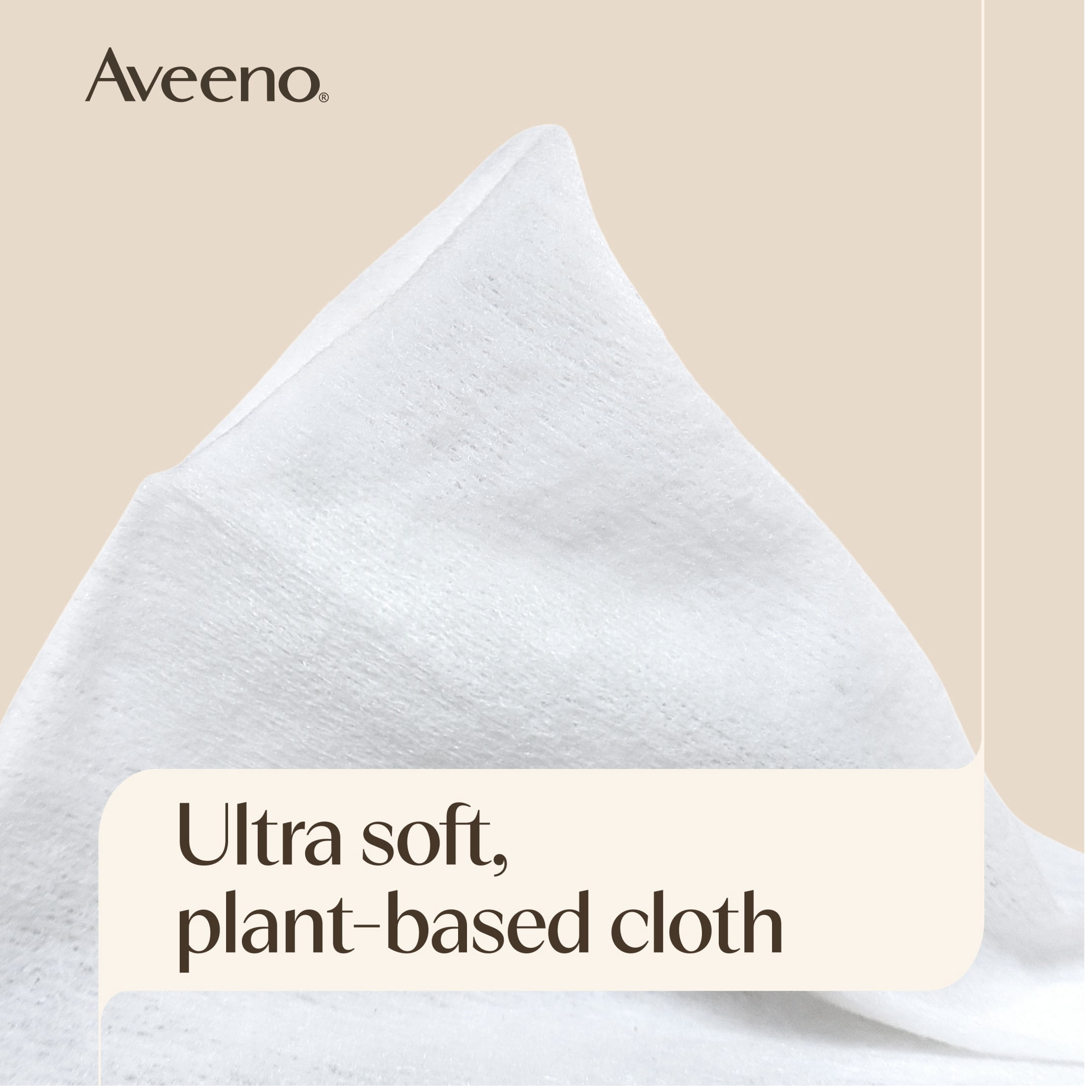 (3 pack) Aveeno Calm + Restore Unscented Face Wipes, 25 Count