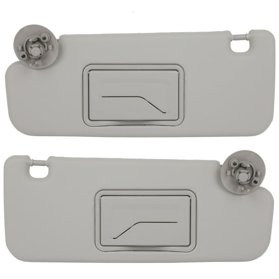cciyu Gray Windshield Sun Visor Mirror Left & Right sides Replacement fit for 2012-2016 for Chevrolet Sonic