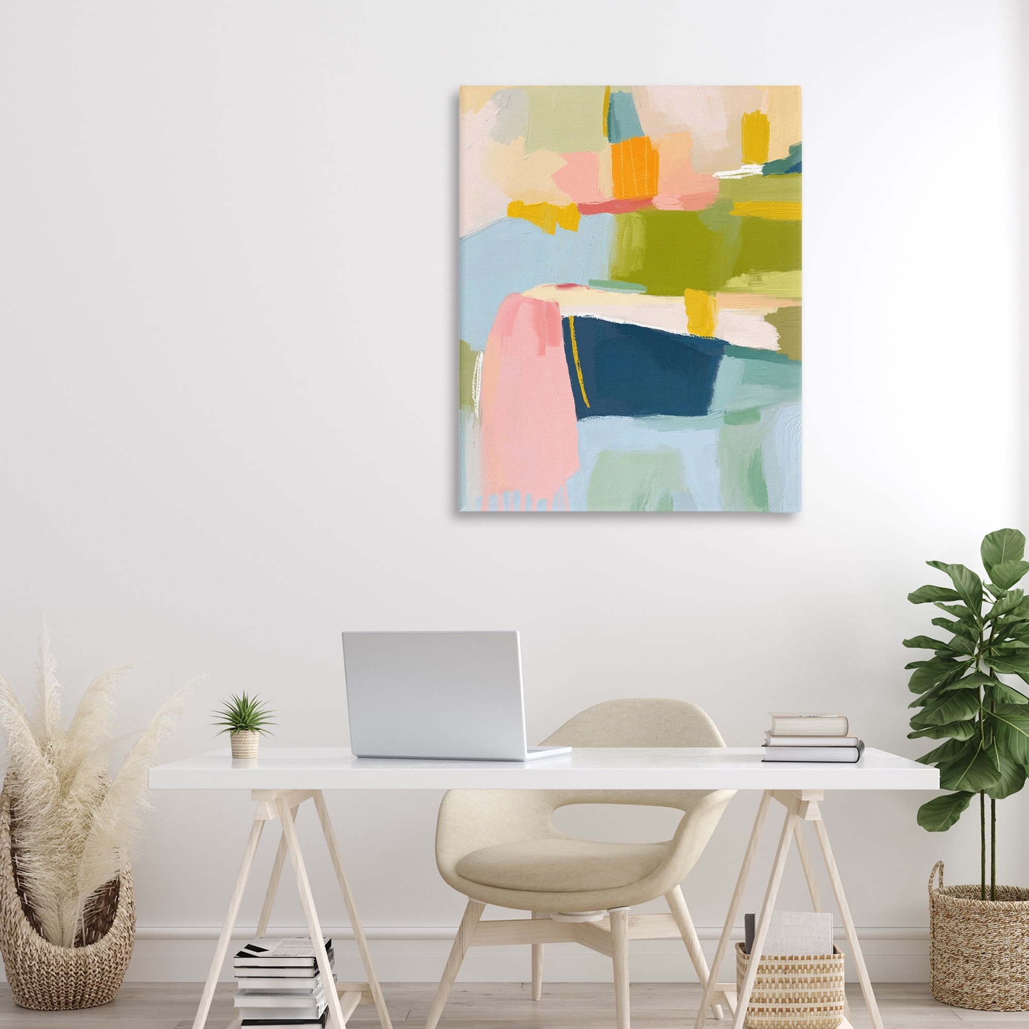 Stupell Industries Pastel Wonder Brushstrokes Canvas Wall Art, design by Lisa Nohren