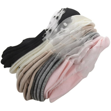 

Women S Thin Lace Socks Short Ankle Socks Stretchy Comfy Low Cut Socks Cotton Elastic Transparent Socks 10 Pairs