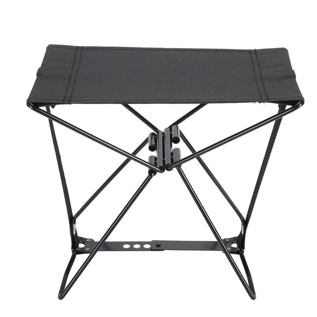 Picnic Barbecue Stool, Metal Small Sturdy Load Capacity 100kg Camping Stool for Men for Patio