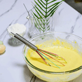 thumbnail image 4 of Batidor de huevos con mango de acero inoxidable, batidor de huevos manual de silicona, batidor de huevos, batidor de huevos en crema MFZFUKR CPB-US-YYM725-3, 4 of 5