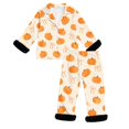 thumbnail image 3 of JAJAHO Girls Halloween Pajamas Fuzzy Trim Long Sleeve Sleepwear Button Down 2 Piece Pjs Set For Kids 3-14Y, 3 of 5
