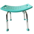 thumbnail image 2 of TISHITA Adjustable Bath Stool Shower Chair Aluminum Alloy Legs for Elderly Versatile, 2 of 8