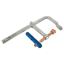 Wilton Regular Duty Copper F-Clamps, 12 in, 5 1/2 in Throat, 2,660 lb Load Cap