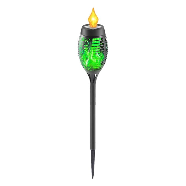 Lámpara La antorcha de la llama solar enciende la impermeable del paisaje del jardín del camino (1pc) Ehuebsd Para estrenar
