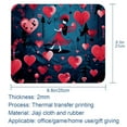 thumbnail image 5 of Valentine's Day Printed Desk Mat Mousepad, Non-Slip Rubber Bottom, 8.3x9.8 Inch, Suitable for Office and Gaming, 5 of 6
