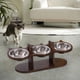 thumbnail image 5 of Comedero elevado para mascotas, soporte de madera para perros y gatos, con 3 cuencos de acero inoxidable para gatos de interior y perros pequeños., 5 of 8