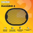 thumbnail image 3 of Maggrid 2 Light Modifier By Magmod | Photography Lighting Flash Modifier | Magnetic Light Modifier Attachment | New And Improved Features | Lightweight Light Control, 3 of 5
