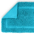 thumbnail image 5 of Martex Cotton Bath Rug | Ringspun Soft & Absorbent Non-Slip Quick-Dry Bathroom Mat | Aqua, 5 of 9