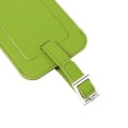 thumbnail image 4 of Unique Bargains Travel PU Leather Cruise Suitcase Luggage Tags Holders Name Address ID Label Green 2pcs, 4 of 5