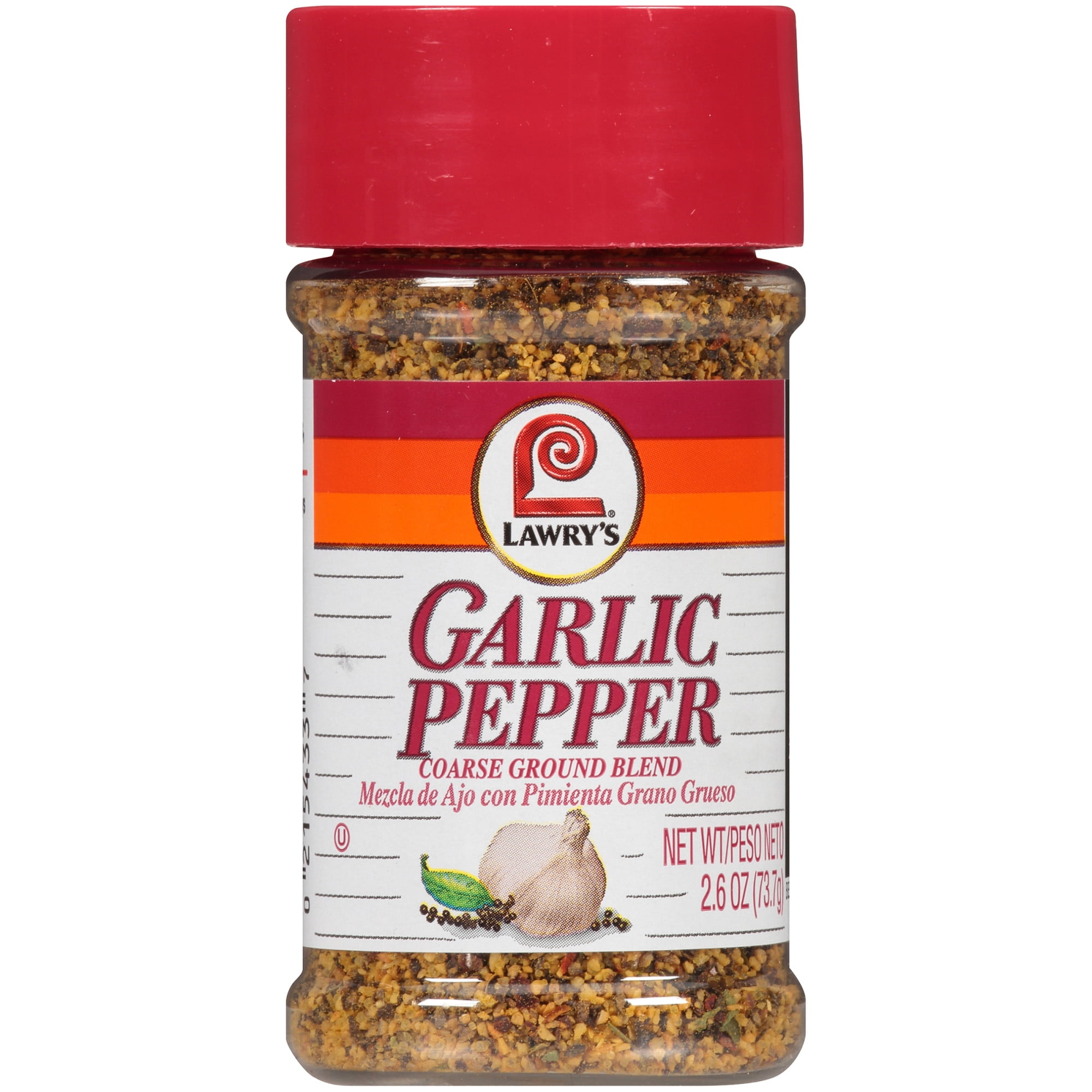Lawry's Kosher Garlic Pepper, 2.6 oz Bottle