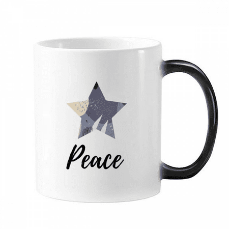 

Violet s Art Pattern Changing Color Mug Morphing Heat Sensitive Cup With Handles 350ml