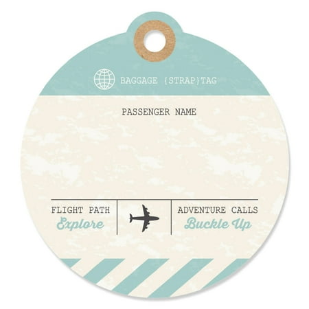World Parts - World Awaits - Travel - Party Favor Tags (Set of 20)