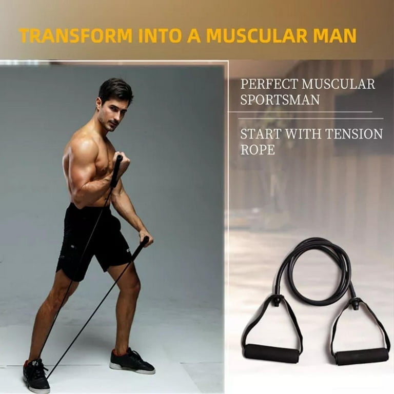 Fitness Exercise Cords Pull Rope Stretch Resistance Bands Elastic Training N ew W9V8
