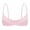 Pink, variant on Women's Sexy 1/2 Cup Lace Bra Balconette Mesh Underwired Demi Shelf Bra Unlined See Through Bralette,Black 32B