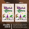thumbnail image 6 of G128 Combo Pack: Garden Flag Stand Black 36 in x 16 in & Garden Flag Mardi Gras Decoration Three Gnomes 12"x18" Double-Sided Burlap Fabric, 6 of 10