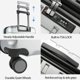 thumbnail image 4 of Equipaje de mano KROSER Hardside ampliable con puerto USB de 20 pulgadas, 4 of 6