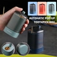 thumbnail image 1 of Vaidha Automatic-up Toothpick Box Container Portable Toothpick Dispenser, 1 of 2