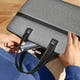 thumbnail image 5 of Xihbxyly Maletín de Tela de Gran Capacidad, Elegante y Moderno Portadocumentos, Versátil para Uso Diario y Profesional, Material Duradero, Asa Cómoda, Regalo para Hombre, Regalo Del Día Del Padre, Ac, 5 of 7