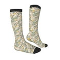 thumbnail image 3 of Fotbe Daisy print Women's Men's Novelty Crew Socks Cotton Socks Knee High Socks for Walking,Running,Nurses,Pregnancy, 3 of 8