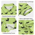 thumbnail image 3 of Dailycode Small Short Sleeve Button Down Shirts Black Bat on Green Casual Shirt 3-10 Years, 3 of 9