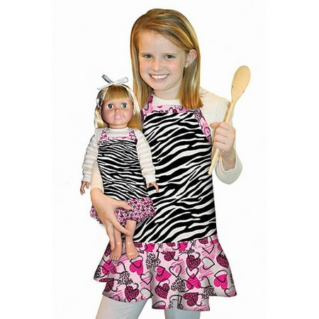 Creative Cuts Child Fabric Doll Apron Kit, Zebra