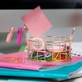 thumbnail image 5 of FRCOLOR storage box Rose Gold Metal Storage Basket for Cosmetics Snacks or Sundries Stainless Steel Multifunctional Practical,3.94"X3.94"X2.76", 5 of 5