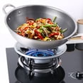 thumbnail image 3 of Anillo de Soporte de Wok, Estufa de Gas de Ahorro de Energía Wok Stand Design Universal Design 8 Hole Para Uso Domémico, 3 of 8