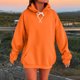 thumbnail image 2 of Talla grande Tops de tallas grandes,Sudadera con capucha para mujer, informal, holgada, de manga larga con bolsillos, mezcla de poliéster, cómoda para uso diario, sopatenor, 2 of 9