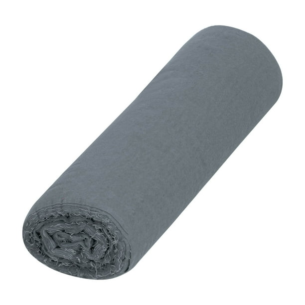 Franela de Algodon rollo de 25 mts X 50 cms ancho Poliester Color gris